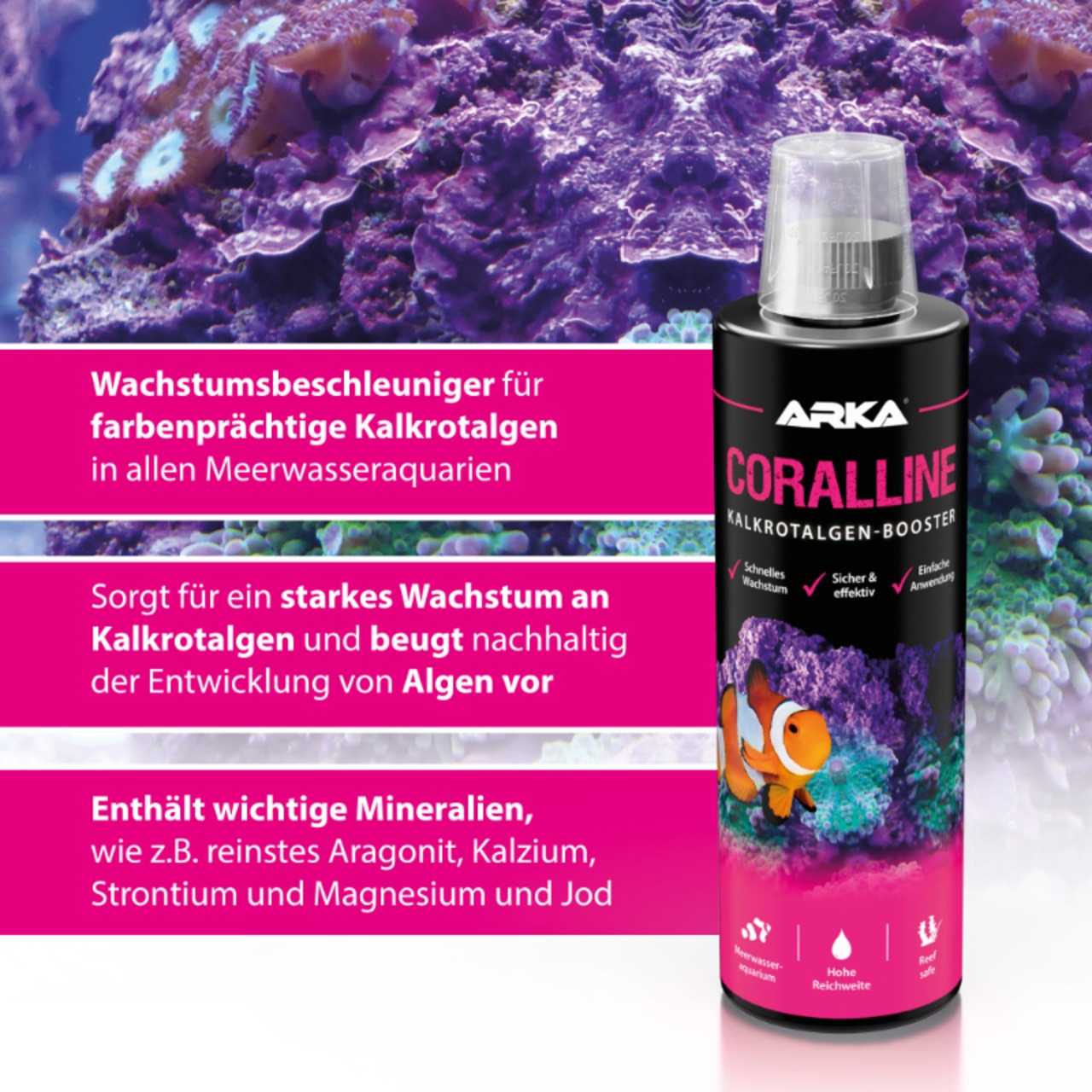 Arka Coralline Kalkrotalgen + 473ml